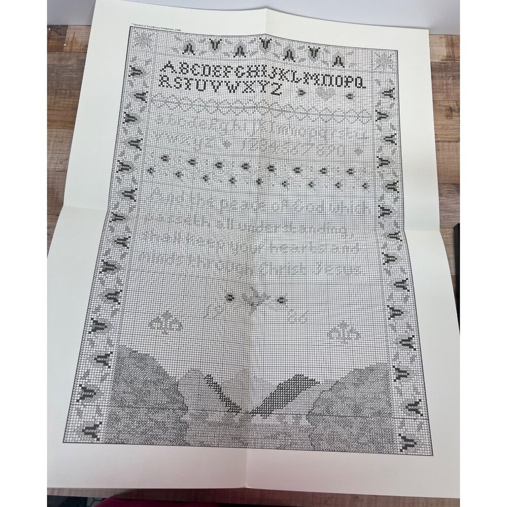 Peace Of God Sampler Cross-Stitch Pattern - Picture 3 of 3